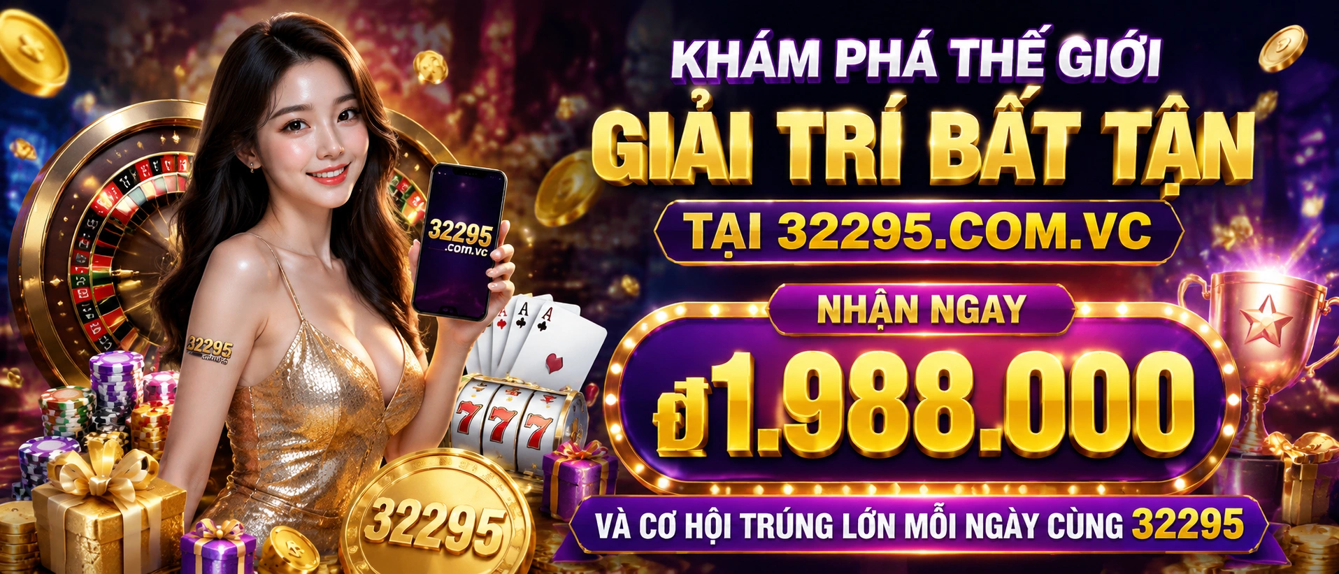 Slot game jackpot trên 32295.com.vc